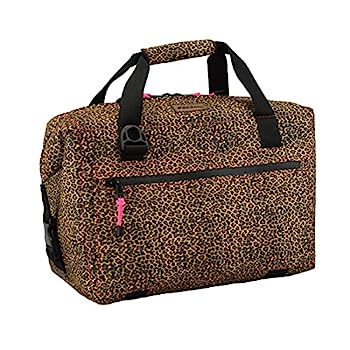 【中古】【輸入品・未使用】AO Coolers ヒョウ柄クーラー ピンクトリム付き 高密度断熱 24缶 米国製