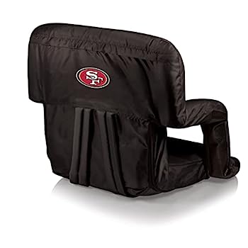 【中古】【輸入品・未使用】(San Francisco 49ers, Black) - NFL San Francisco 49ers Portable Ventura Reclining Seat, Black