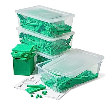 【中古】【輸入品・未使用】ETA hand2mindグリーンFoam Base Ten Blocks、クラスセット