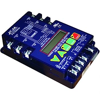 【中古】【輸入品・未使用】ICM Controls ICM450 3-Phase Monitor, 25-Fault Memory, LCD Setup and Diagnostics, Fault Identification by ICM Controls