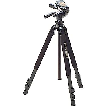 【中古】【インポート品・未当て嵌める】SLIK PRO 700DX 労働者階級用三脚 食パン頭顱付き添い人 (黒いこと)