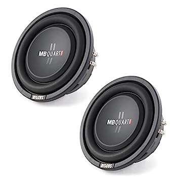 【中古】【輸入品・未使用】MB Quart DS1-204 8インチ 400ワット 最大200ワット RMS 4オーム デュアルボイスコイル シャロー スリム サブウーファー スピーカー ペア カーオ