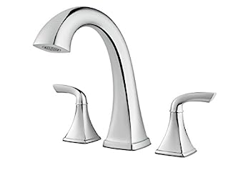 【中古】【インポート品・未当て嵌める】Pfister rt6???5bsk Bronson 2-handle 3-hole Roman Tub Faucet インチ BrushedＮｉ 3-Hole RT6-5BSC 1