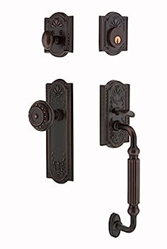 【中古】【インポート品・未当て嵌める】Nostalgic Warehouse 727728?Meadows Fグリップエントリセット、Backset???2.75in、Timelessブロンズ