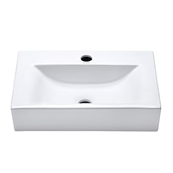 【中古】【輸入品・未使用】ELANTIコレクション1601?ELANTI磁器長方形壁掛け式コンパクトシンク