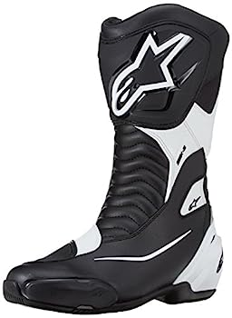 【中古】【輸入品・未使用】alpinestars(アルパインスターズ) バイクブーツ ブラック/ホワイト (EUR 42/26.5cm) SMX-Sブーツ 1691470142