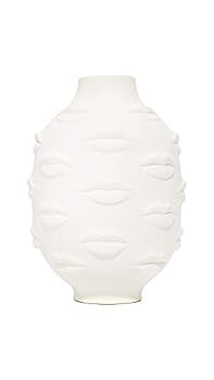 【中古】【インポート品・未当てはめる】Jonathan Adler レディース ラウンドガラ花立て US 大いさ: One Size 色合い: 白いこと