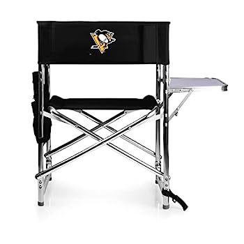 【中古】【インポート品・未当て嵌める】PICNIC TIME NHL ピッツバーグ・ペンギンズ 携帯型折りたたみ式運動競技女性議長 その他-バッグ・小物・ブランド雑貨