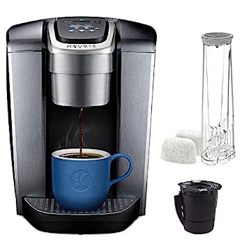 【中古】【インポート品・未当て嵌める】Keurig C K-Elite Maker, Single Serve K-Cup Pod Brewer, with Iced Coffee Capability, Extra Included, 75薬局衡オンス, Brushed Silver Plus Filter Bu バッグ・小物・ブランド雑貨-その他