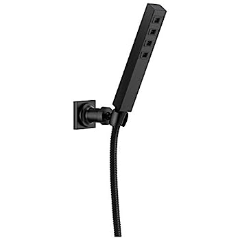 【中古】【輸入品・未使用】DELTA FAUCET 55567-BL H2Okinetic 調節可能 壁取り付け ハンドシャワー ハンドシャワー マットブラック