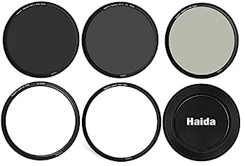 【中古】【輸入品・未使用】Haida HD4670-72 67mm / 72mm 磁気フィルターセット MC光学ガラス アダプター付き ND64 ND1000 CPL 磁気レンズキャップ ケース 67mmから72