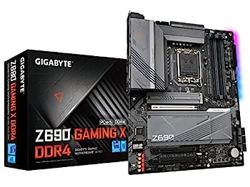 【中古】【インポート品・未当てはめる】GIGABYTE Z690 Gaming X DDR4 (LGA 1700/Intel Z690/ATX/DDR4/Quad M.2/PCIe 5.0/USB 3.2 Gen2X2 Type-C/2.5GbE ローカルエリアネットワーク/ゲーミングマザーボード)