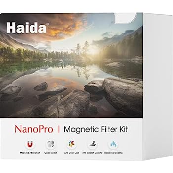 【中古】【輸入品・未使用】Haida HD4760-52 52mm 磁気フィルターセット MC光学ガラスアダプター、ND64、ND1000、CPL、磁気レンズキャップ