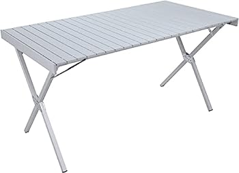 【中古】【インポート品・未当てはめる】ALPS 山登り用ダイニングキャンプテーブル 一大いさ しろがね色
