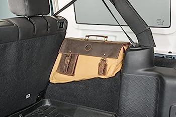【中古】【輸入品・未使用】Overland Outfitters シェルパ サドルバッグ 2個セット - Jeep Wrangler JK 2007-2018に対応 - プレミアムレザー&キャンバス - カーゴエリアのフ