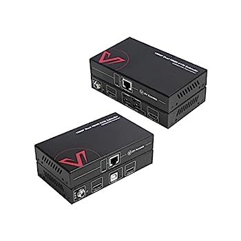 【中古】【輸入品・未使用】AV Access HDMI USB KVM エクステンダー デュアルモニター Cat5e/6/6a/7 最大1080p@60Hz 60m/197フィート KVM エクステンダー 4 USB 2.0ポート|スカイマーケットプラス