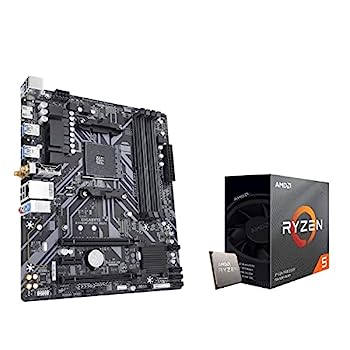 【中古】【輸入品・未使用】Micro Center AMD Ryzen 5 3600 6コア 12スレッド アンロック デスクトッププロセッサー Wraith Stealth Cooler セット GIGABYTE B450M DS3H WiF｜スカイマーケットプラス