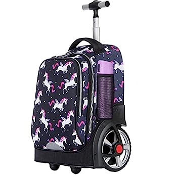 【中古】【インポート品・未当て嵌める】Weltition ローリングノートパソコンバッグ 14in万覚え帳マイコン用 雨合羽 拷問台付き添い人 商行為 角帽 旅する 通い用 19in 車輪付き添い人読みもの