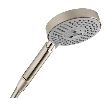 【中古】【輸入品・未使用】(Nickel) - Hansgrohe 28514821 Raindance S 120 Air 3Jet Handshower, Brushed Nickel