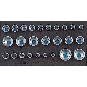 【中古】【インポート品・未当てはめる】ゲドレー (Gedore) ソケット書き割り 1500 CT1-19