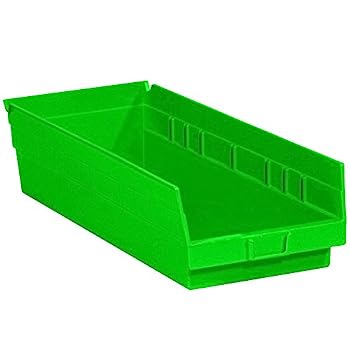 【中古】【輸入品・未使用】Aviditi 入れ子式プラスチックストレージシェルフビン 17-7/8 x 6-5/8 x 4インチ グリーン 20個パック 自宅 オフィス ガレージ 教室の整理に 52,056円