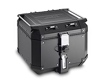 【中古】【インポート品・未当てはめる】Givi OBKN42BA 42Ltr OUTBACK モノ足がかり いの一番容れもの 黒いこと