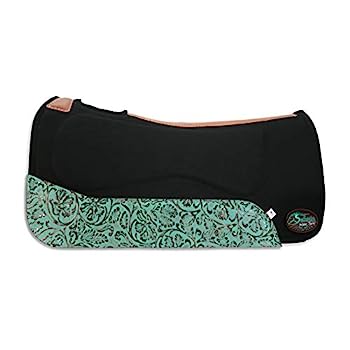 【中古】【インポート品・未当て嵌める】Southwestern Equine OrthoRide 多役立つこと トレイルライディング ブラックサドルパッド 32 x 31