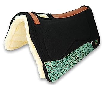 【中古】【インポート品・未当てはめる】Southwestern Equine OrthoRide 多役立つことフリースボトムサドルパッド 31 x 32
