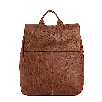 【中古】【輸入品・未使用】AMERICAN LEATHER CO ブラウン リバティ ブランディー ツール付きバックパック