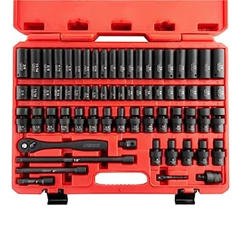 【中古】【インポート品・未当てはめる】NEIKO 3/8in差しひびきソケット書き割り 3/8in運転 67個 メトリックおよび判定基準ソケット お師匠さんソケット書き割り 浅型\u0026深型ソケット付
