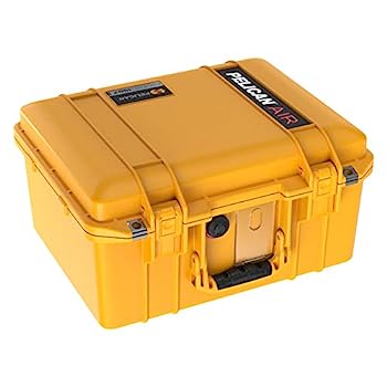 【中古】【輸入品・未使用】PELICAN(ペリカン) 1507 エアケース フォーム付き プレスアンドプルラッチ イエロー 24L [015070-0001-240] 1507 Air Case with Form Press and｜スカイマーケットプラス