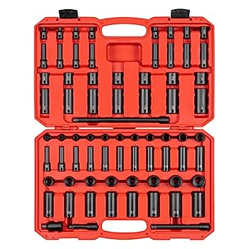 【中古】【インポート品・未当て嵌める】TEKTON 3/8in 運転 12尖んがり 差しひびきソケット仕掛ける 72個 (1/4-1in 6-24粍) | SID91406