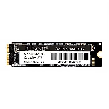 【中古】【輸入品・未使用】FLEANE MZ13C 2TB PCIe3.0x4 NVMe SSD MacBook Pro A1398 A1502 (2013-2015) MacBook Air A1465 A1466 (2013-2017) iMac A1419 A1418 (2013-2019