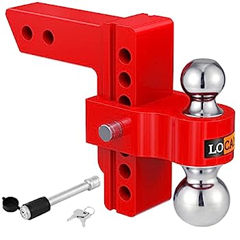 【中古】【輸入品・未使用】LOCAME 調節可能トレーラーヒッチ 2インチレシーバーにフィット 8インチドロップアルミニウム 1 7/8インチ& 2インチ牽引ボールドロップヒッチ 12