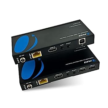 【中古】【輸入品・未使用】OREI 4K USB 2.0 HDMIエクステンダー LAN HDBaseT PoC シングルCAT5e/CAT6A/CAT7ケーブル 4K @ 60Hz - 最大400フィート 4:4 - KVM ウェブカメラ｜スカイマーケットプラス