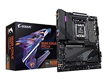 【中古】【インポート品・未当て嵌める】GIGABYTE B650 AORUS PRO AX (AM5/ LGA 1718/ AMD B650/ ATX/ 5年引き受ける/ DDR5/ Quad M.2/ PCIe 5.0/ USB 3.2 Gen2X2 Type-C/無線LAN 6E/Intel 2.5GbE