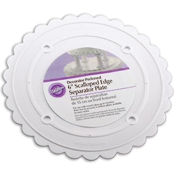 【中古】【輸入品・未使用】Decorator Preferred Separator Plate Scalloped Round 15.2cm|スカイマーケットプラス