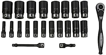 【中古】【インポート品・未当て嵌める】Grey Pneumatic 82622D 0.5 インチ. Drive 22pc Fractional Deep Duo-Socket Set - 6 Pt.