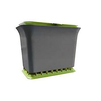 【中古】【輸入品・未使用】Full Circle Fresh Air odor-free kitchen compost collector, Green Slate by Full Circle
