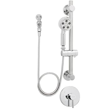 【中古】【インポート品・未当てはめる】Speakman SM-1080-ADA-P Neo Anystream ハンドヘルドシャワーヘッド 配管、シャワー弁膜、ADA合わせる能力のあるグラブバーシャワーコンボ 光輝Cr