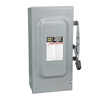 【中古】【輸入品・未使用】Square D by Schneider Electric D223N 100-Amp 240-Volt Two-Pole Indoor General Duty Fusible Safety Switch with Neutral by Square D by Sc