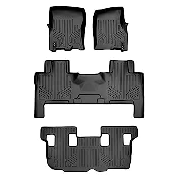 【中古】【輸入品・未使用】MAXLINER フロアマット 3列ライナーセット ブラック 2011-2017年 エクスペディション/ナビゲーター 2列目ベンチシートまたはコンソール(ELまたは