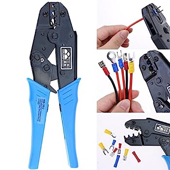 【中古】【輸入品・未使用】22-10AWGのためのHilitchiの専門の絶縁されたワイヤーターミナルコネクターのラチェットのひだツール