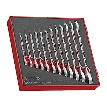 【中古】【輸入品・未使用】Teng Tools 12ピース ラチェット式コンビネーションレンチセット EVA/フォームトレイ入り 8mm - 19mm - TED6512RS シルバー｜スカイマーケットプラス 63,782円