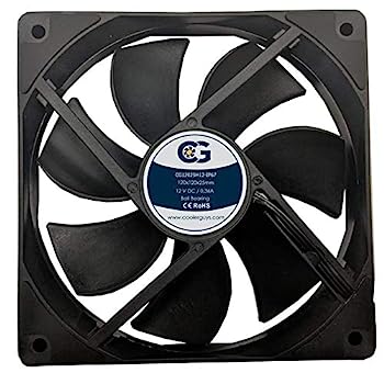 【中古】【インポート品・未当てはめる】Coolerguys 120粍 (120X120X25) 高風 雨合羽 IP67 12V 愛読者