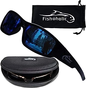 【中古】【輸入品・未使用】Fishoholic 偏光フィッシングサングラス 5色オプション ケースポーチ付き UV400 フィッシングギフト