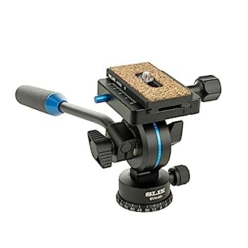 【中古】【輸入品・未使用】Slik SVH-501 コンパクトフルード ビデオヘッド アルカスイススタイル クイックリリース