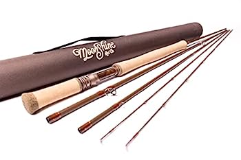 【中古】【輸入品・未使用】Moonshine Rod Co. ドリフターシリーズ II フライフィッシングロッド キャリーケースとエクストラロッドチップセクション付き 5wt 11フィートス