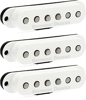 【中古】【輸入品・未使用】Seymour Duncan Scooped Strat シングルコイル ピックアップ3点セット ホワイト