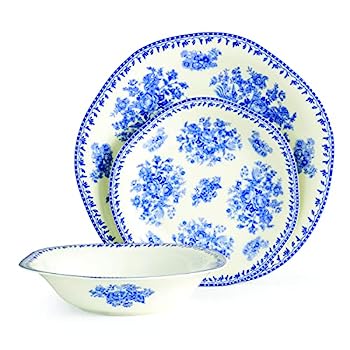 【中古】【輸入品・未使用】Oneida Blue Trillia Garden 食器12点セット 15.5ポンド｜スカイマーケットプラス
